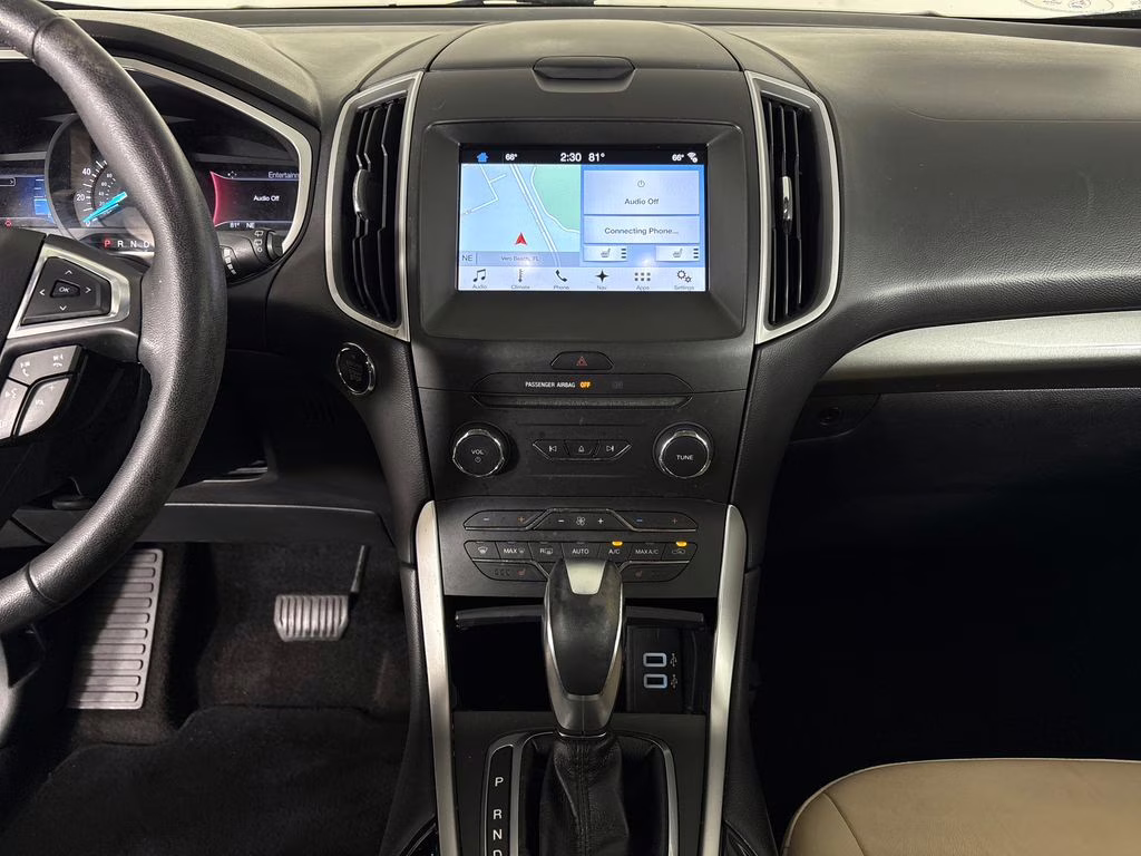 2017 Burgundy Ford Edge SEL FWD SUV