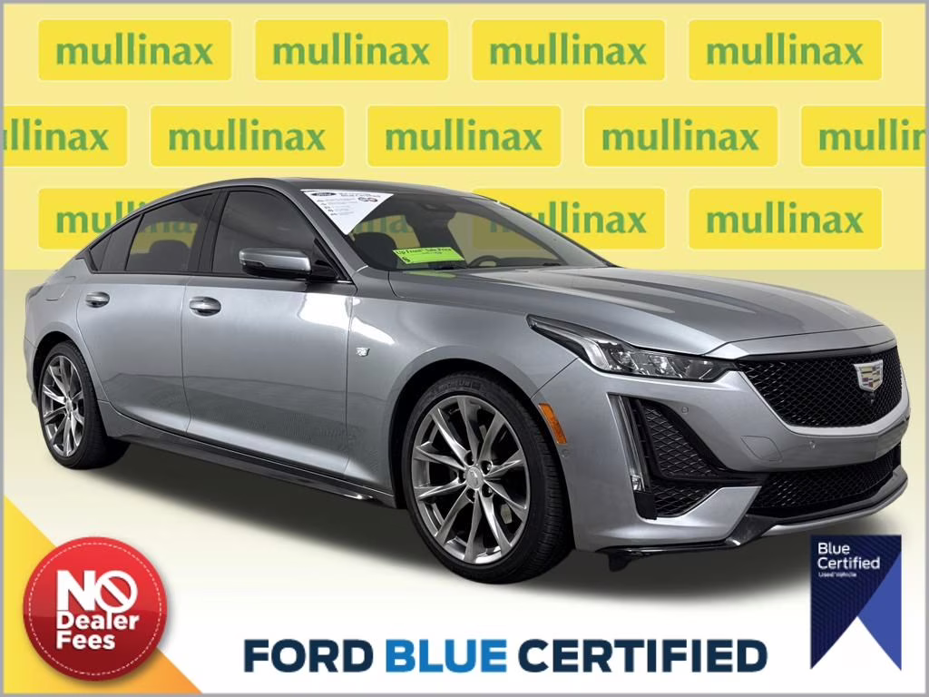 2023 Argent Silver Metallic Cadillac CT5 Sport RWD Sedan