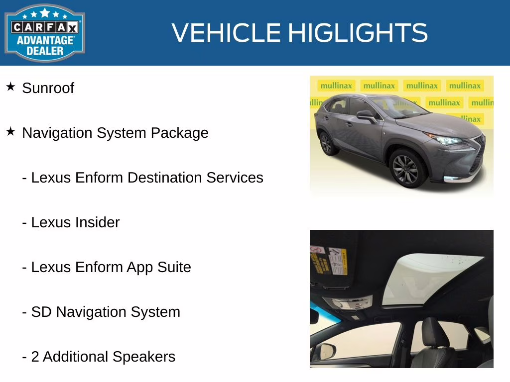 2016 Nebula Gray Pearl Lexus NX 200t FWD SUV