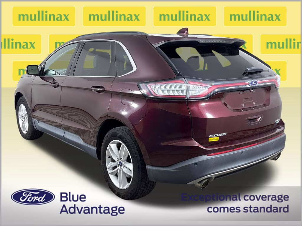 2017 Burgundy Ford Edge SEL FWD SUV