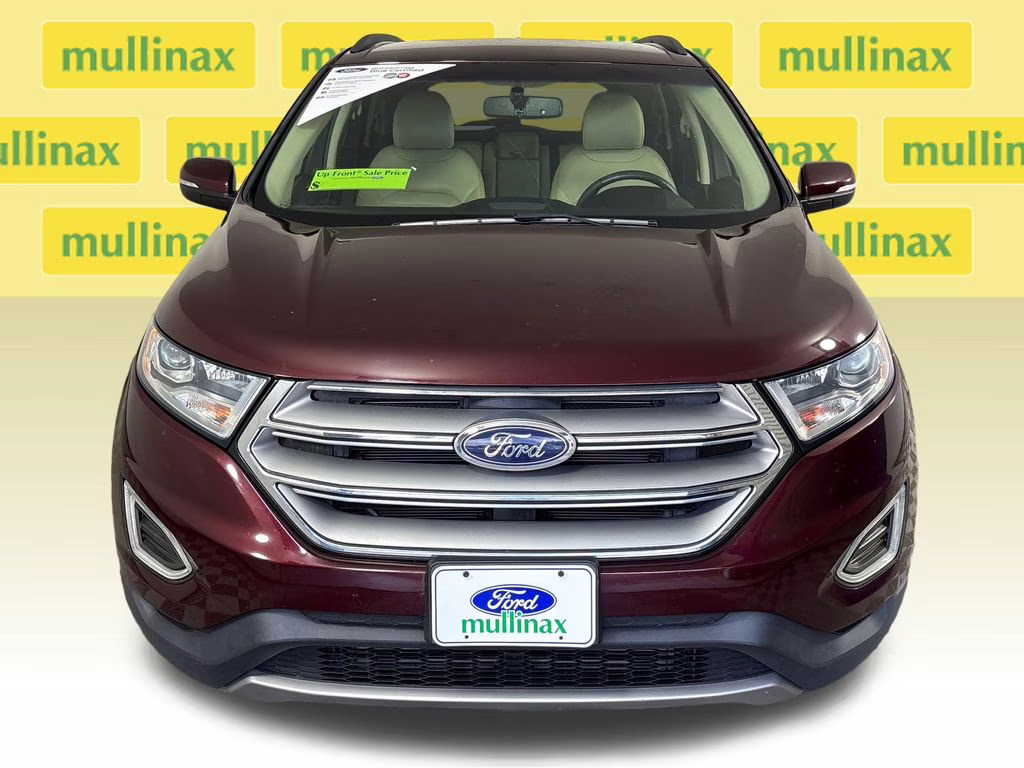 2017 Burgundy Ford Edge SEL FWD SUV