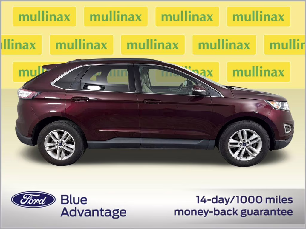 2017 Burgundy Ford Edge SEL FWD SUV