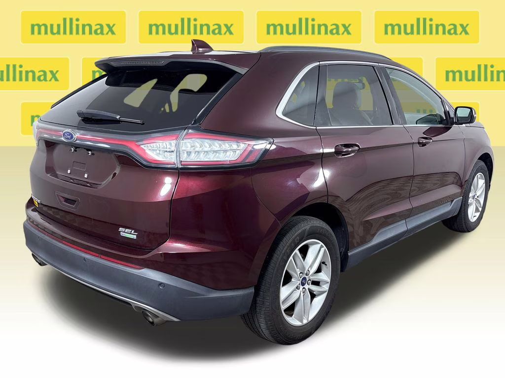 2017 Burgundy Ford Edge SEL FWD SUV