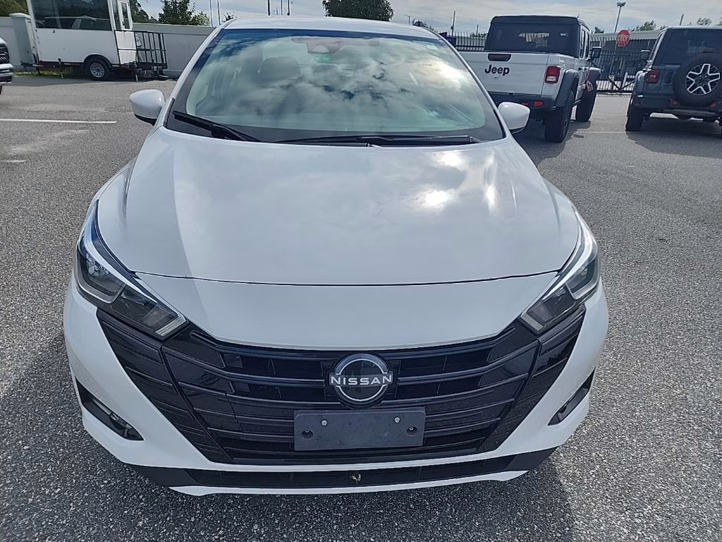 2024 Aspen White Tricoat Nissan Versa 1.6 S FWD Sedan