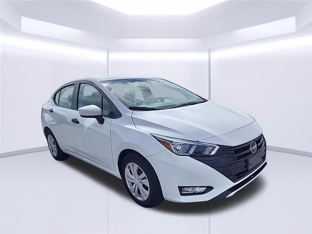 2024 Aspen White Tricoat Nissan Versa 1.6 S FWD Sedan