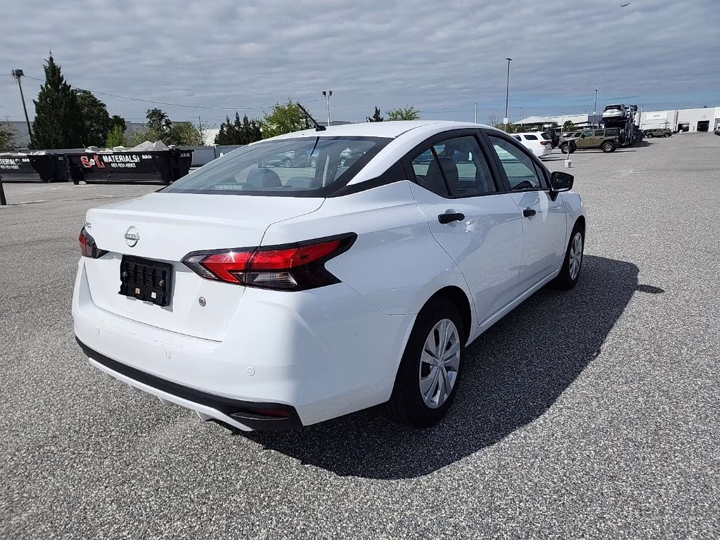 2024 Aspen White Tricoat Nissan Versa 1.6 S FWD Sedan