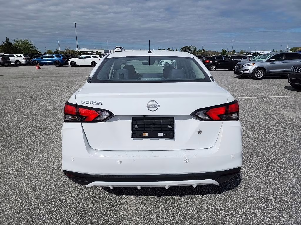 2024 Aspen White Tricoat Nissan Versa 1.6 S FWD Sedan