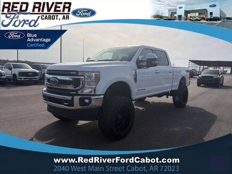2022 Oxford White Ford Super Duty F-250 SRW XLT 4X4 Truck