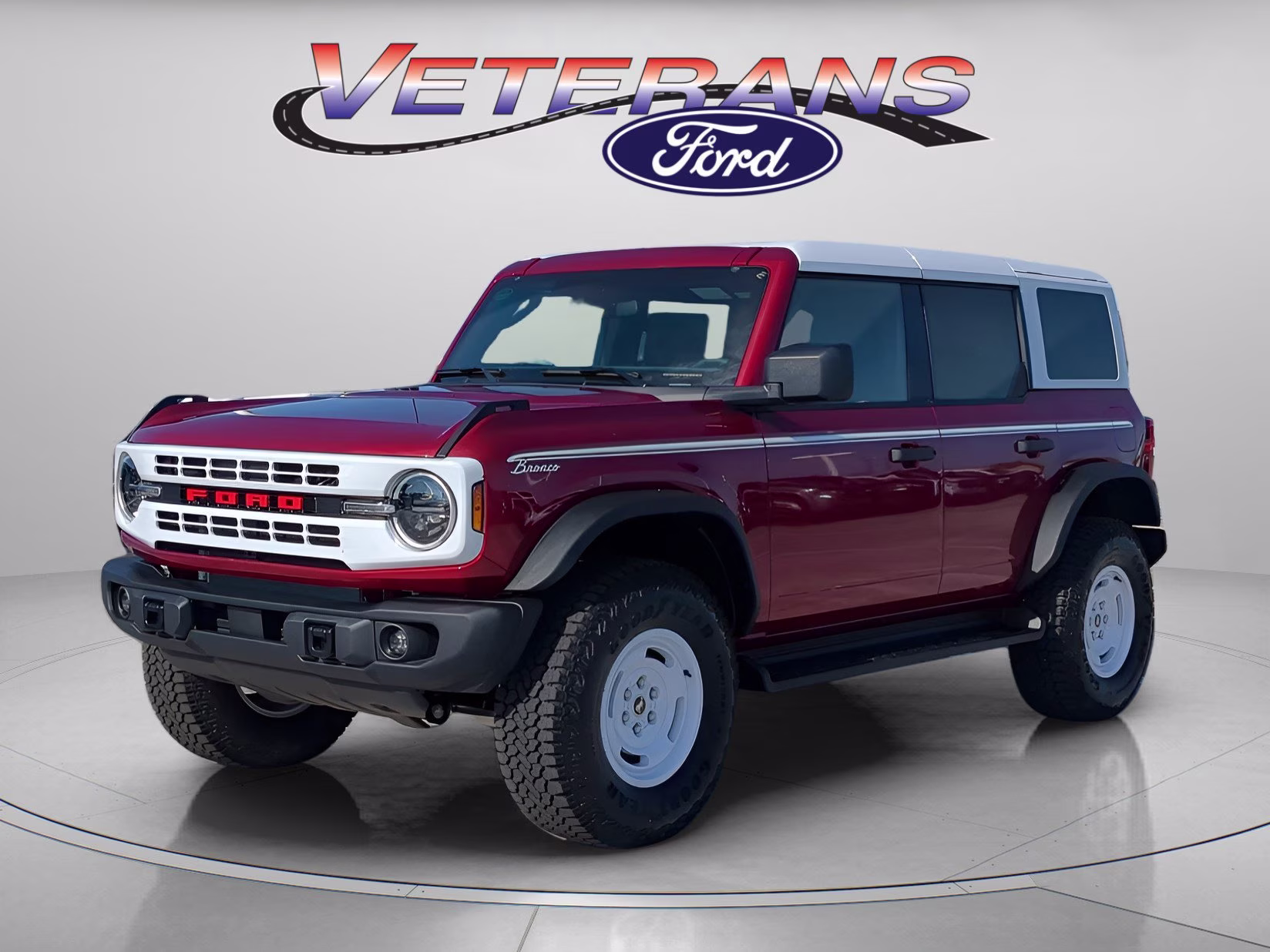 2026 Ruby Red Metallic Tinted Clearcoat Ford Bronco Heritage Edition 4X4 Convertible