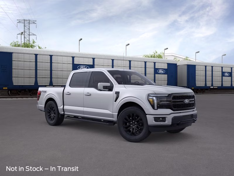 2026 Iconic Silver Metallic Ford F-150 LARIAT Crew Cab Pickup 4X4 Truck