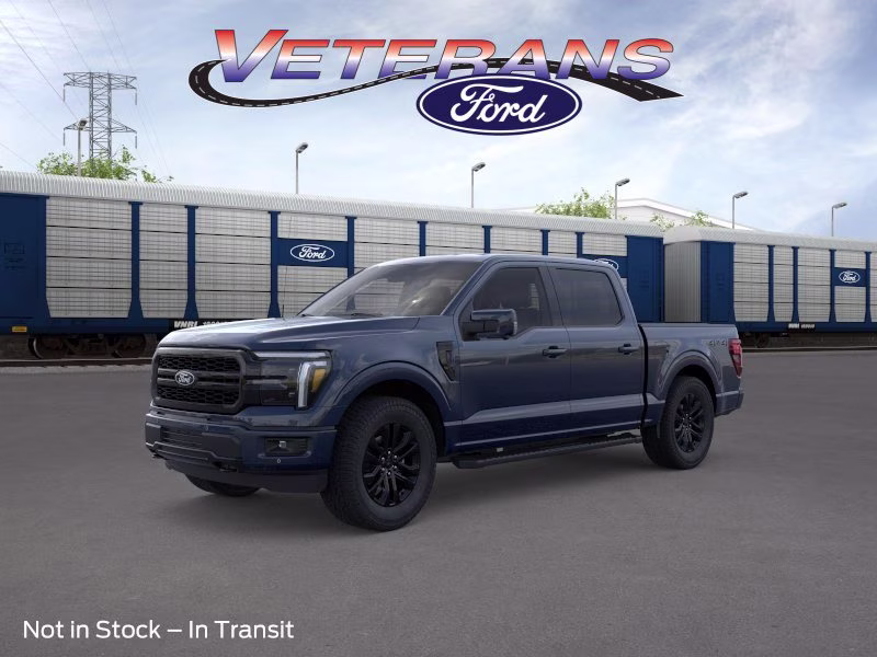 2026 Antimatter Blue Metallic Ford F-150 LARIAT Crew Cab Pickup 4X4 Truck