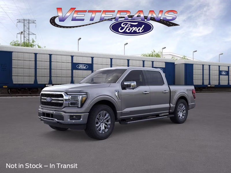 2026 Gray Metallic Ford F-150 LARIAT Crew Cab Pickup 4X4 Truck