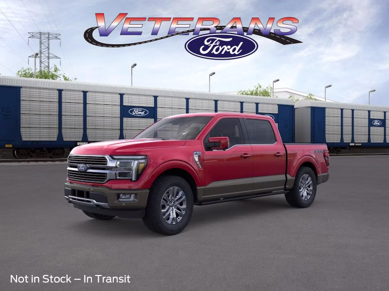 2026 Ruby Red Metallic Tinted Clearcoat Ford F-150 King Ranch Crew Cab Pickup 4X4 Truck