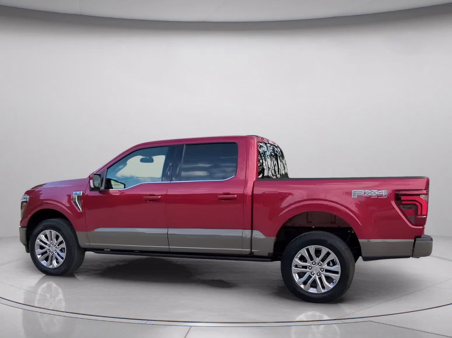 2026 Ruby Red Metallic Tinted Clearcoat Ford F-150 King Ranch Crew Cab Pickup 4X4 Truck