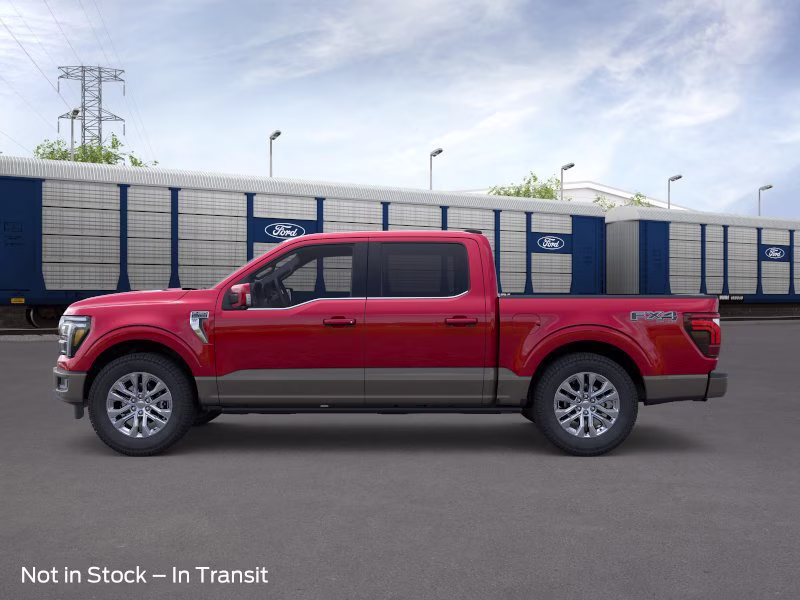 2026 Ruby Red Metallic Tinted Clearcoat Ford F-150 King Ranch Crew Cab Pickup 4X4 Truck