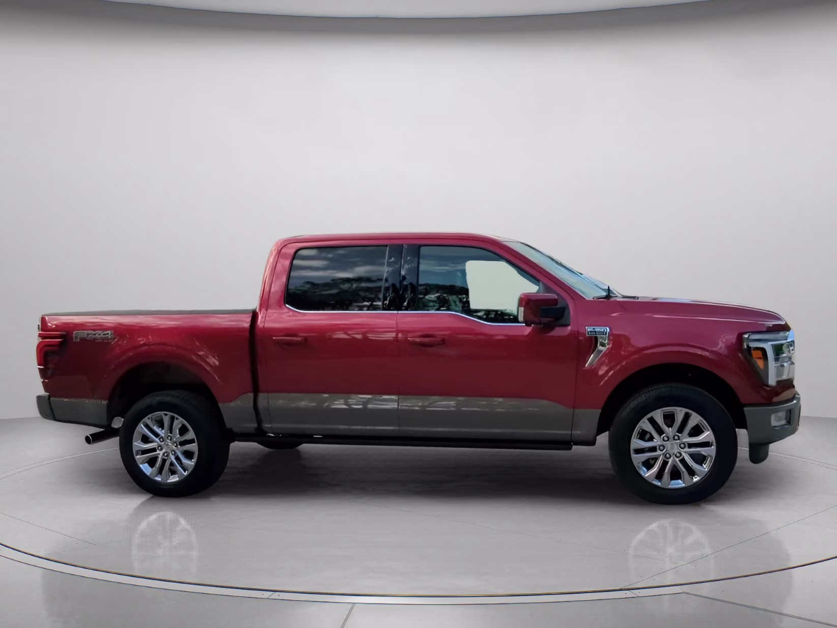 2026 Ruby Red Metallic Tinted Clearcoat Ford F-150 King Ranch Crew Cab Pickup 4X4 Truck