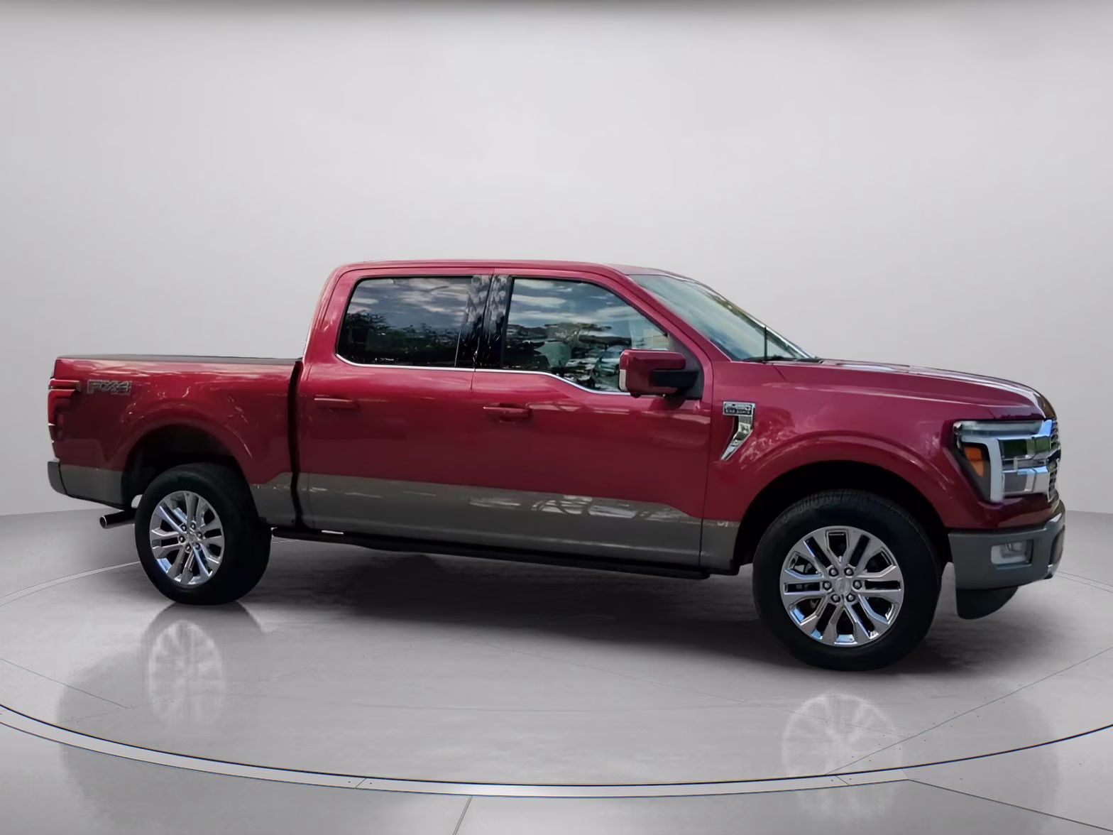 2026 Ruby Red Metallic Tinted Clearcoat Ford F-150 King Ranch Crew Cab Pickup 4X4 Truck
