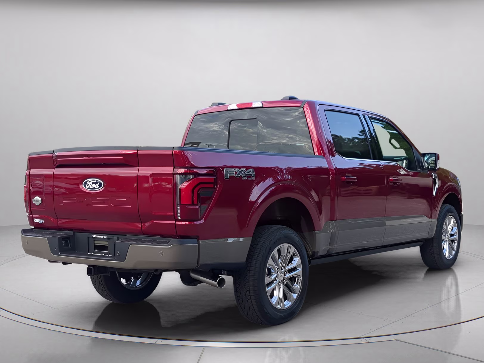 2026 Ruby Red Metallic Tinted Clearcoat Ford F-150 King Ranch Crew Cab Pickup 4X4 Truck