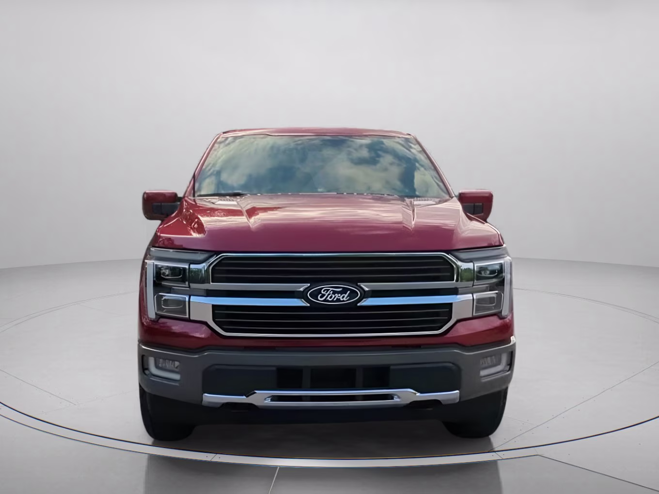 2026 Ruby Red Metallic Tinted Clearcoat Ford F-150 King Ranch Crew Cab Pickup 4X4 Truck