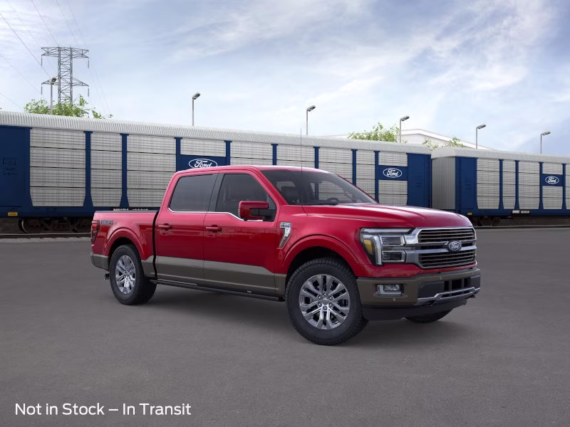 2026 Ruby Red Metallic Tinted Clearcoat Ford F-150 King Ranch Crew Cab Pickup 4X4 Truck