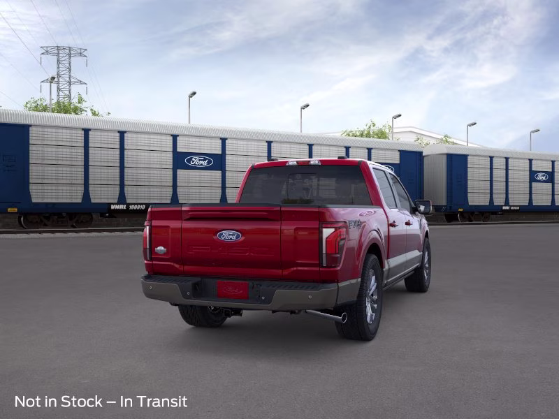 2026 Ruby Red Metallic Tinted Clearcoat Ford F-150 King Ranch Crew Cab Pickup 4X4 Truck