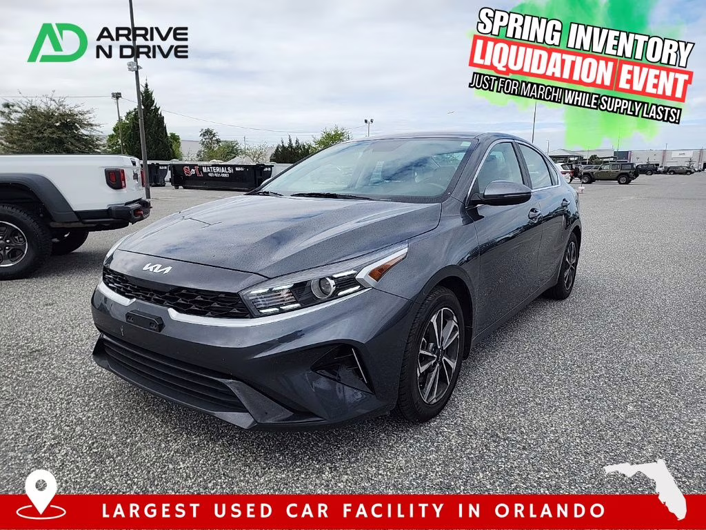 2023 Gravity Gray Kia Forte GT-Line FWD Sedan