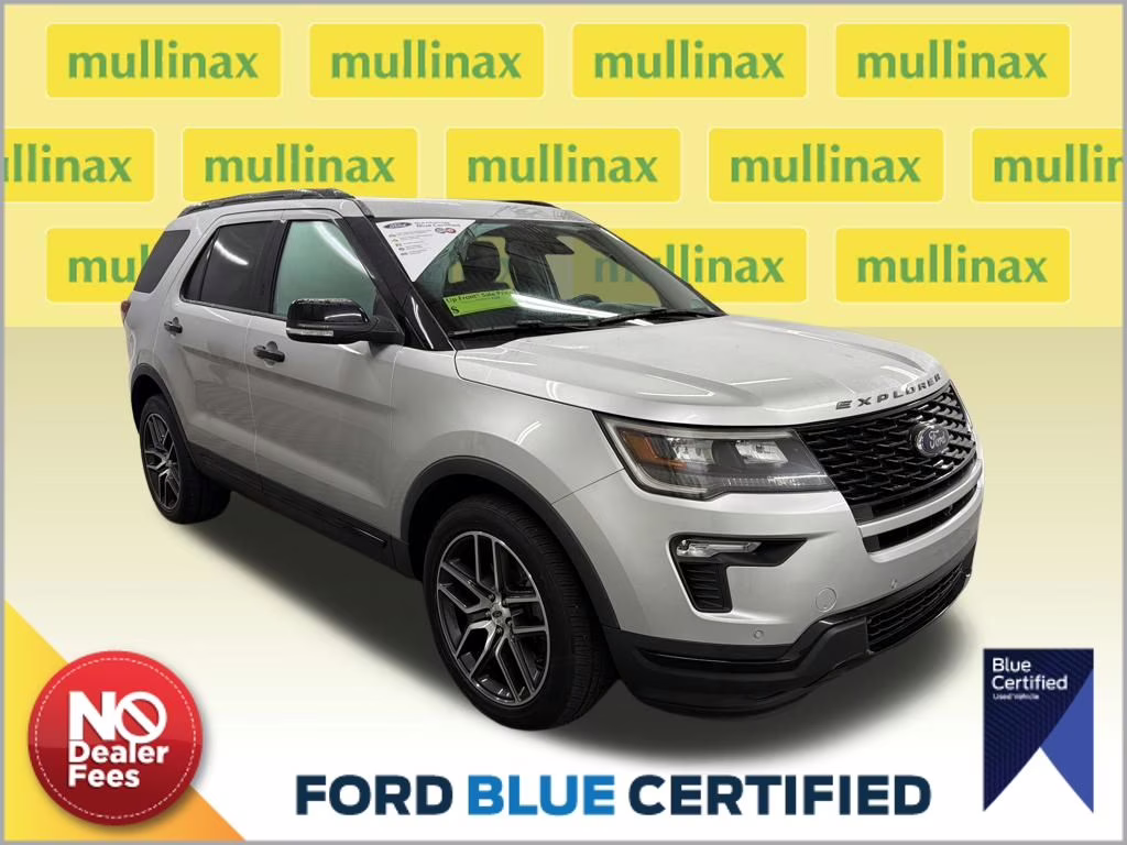 2019 Ingot Silver Ford Explorer Sport 4X4 SUV