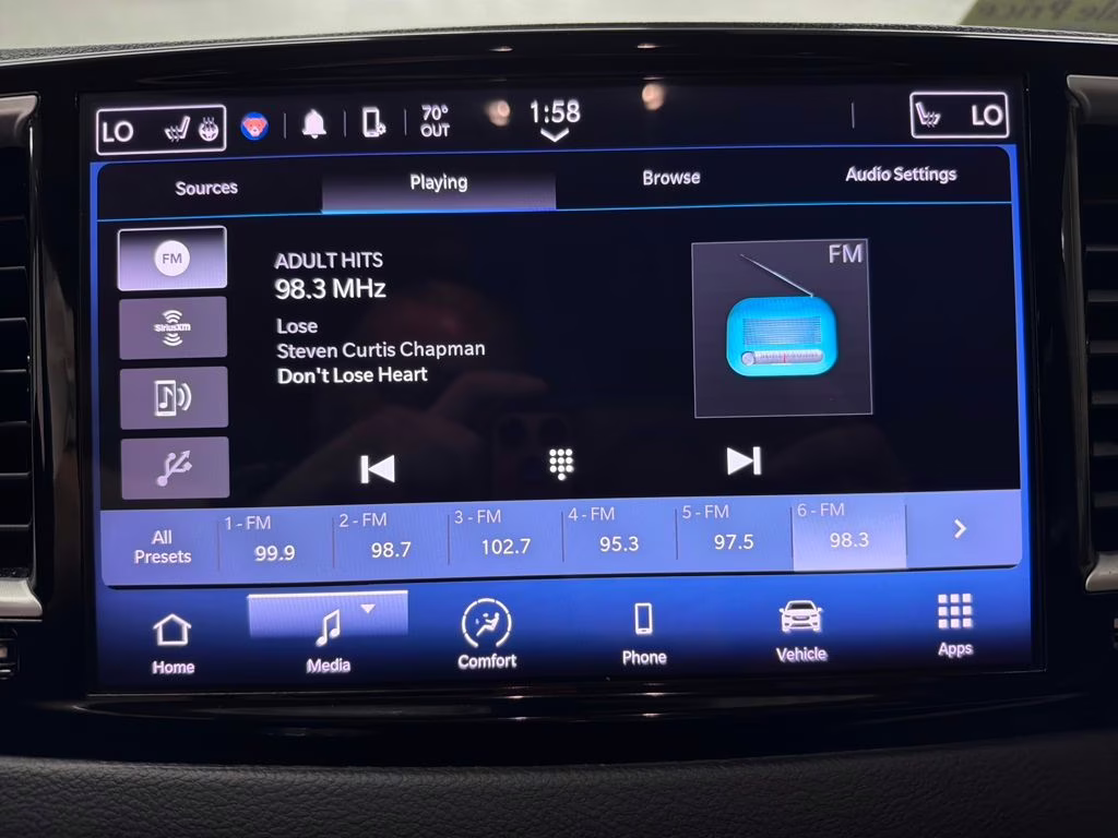 2023 Bright White Clearcoat Chrysler Pacifica Touring L FWD Van