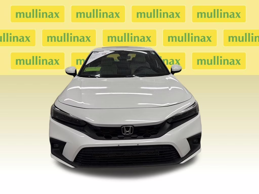 2022 Platinum White Pearl Honda Civic Sport Touring FWD Hatchback