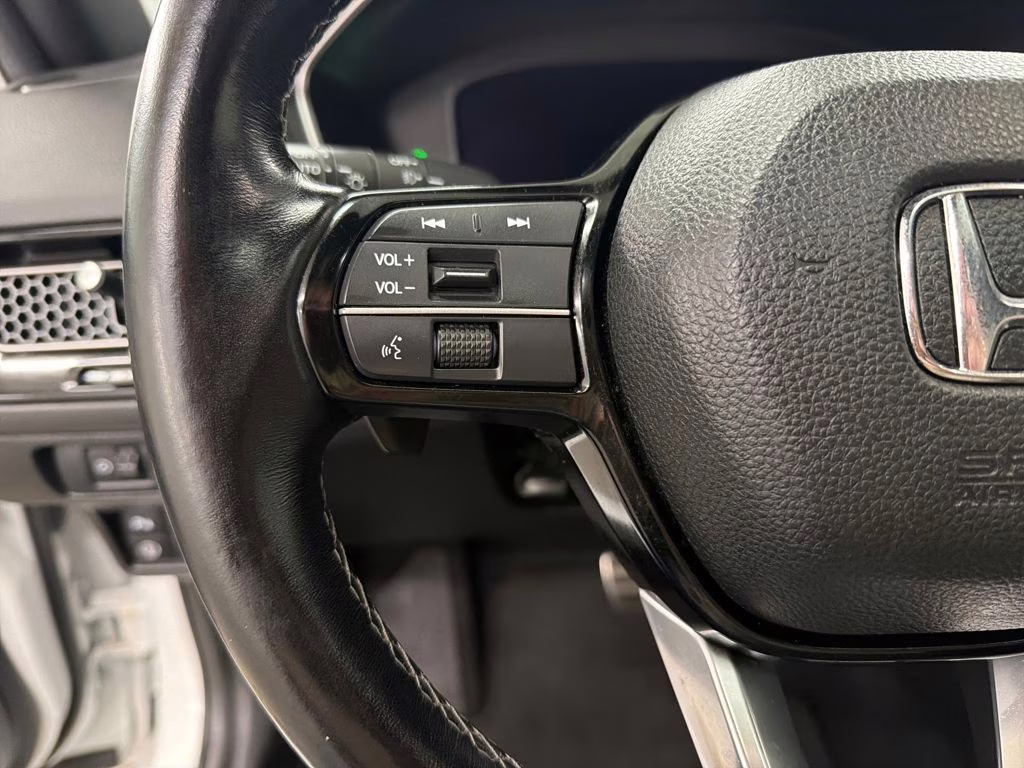 2022 Platinum White Pearl Honda Civic Sport Touring FWD Hatchback