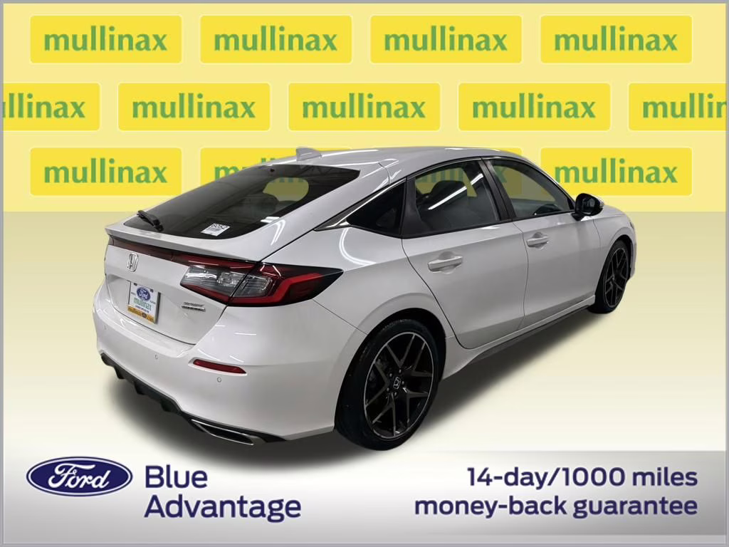 2022 Platinum White Pearl Honda Civic Sport Touring FWD Hatchback