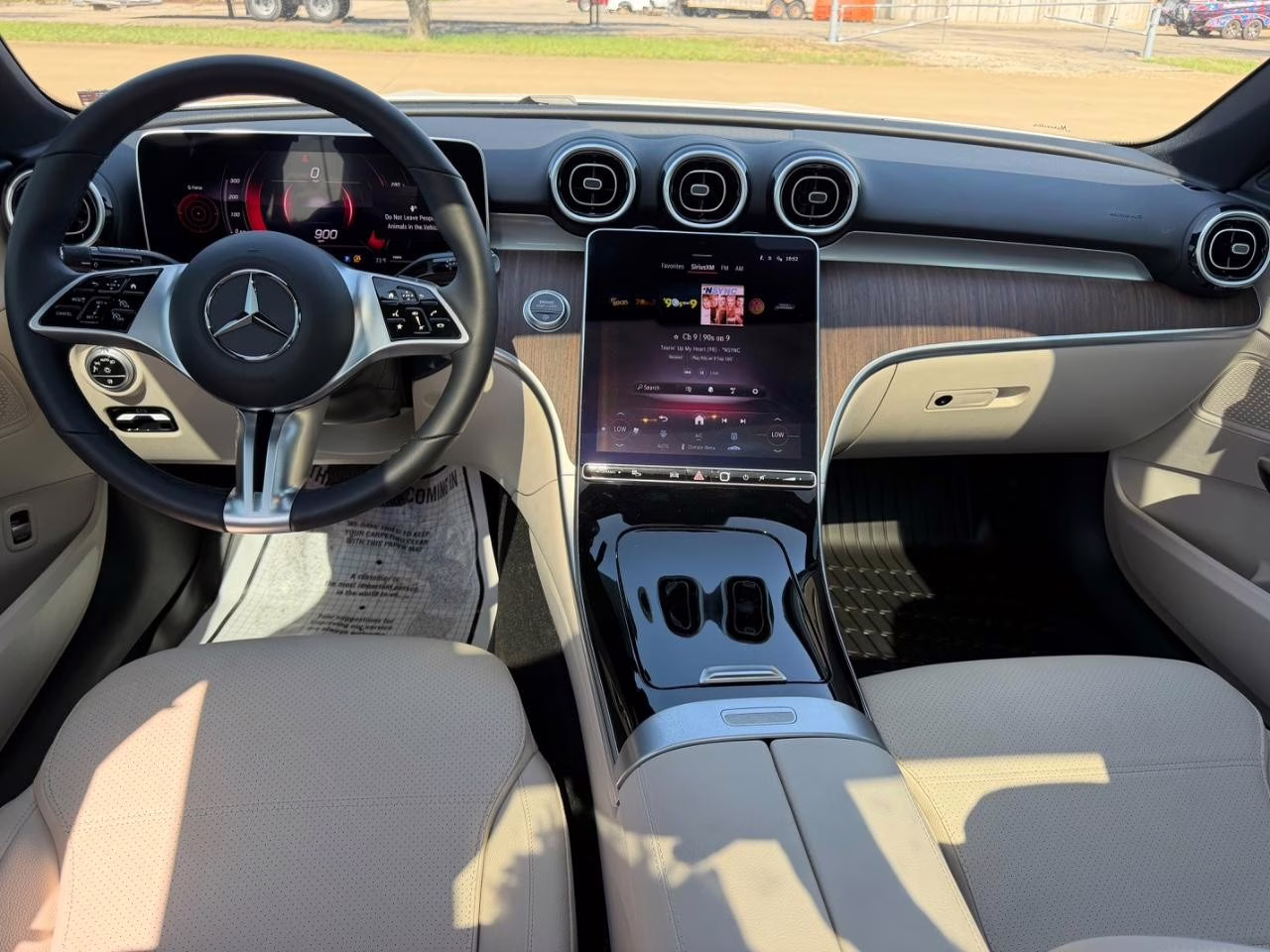 2025 Polar White Mercedes-Benz C-Class C 300 4MATIC AWD Sedan