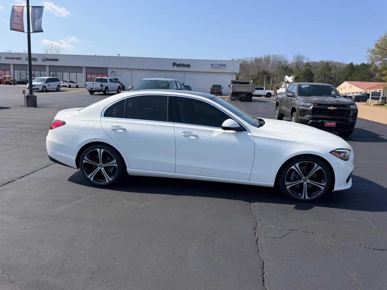 2025 Polar White Mercedes-Benz C-Class C 300 4MATIC AWD Sedan