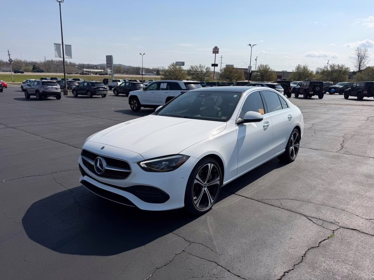2025 Polar White Mercedes-Benz C-Class C 300 4MATIC AWD Sedan