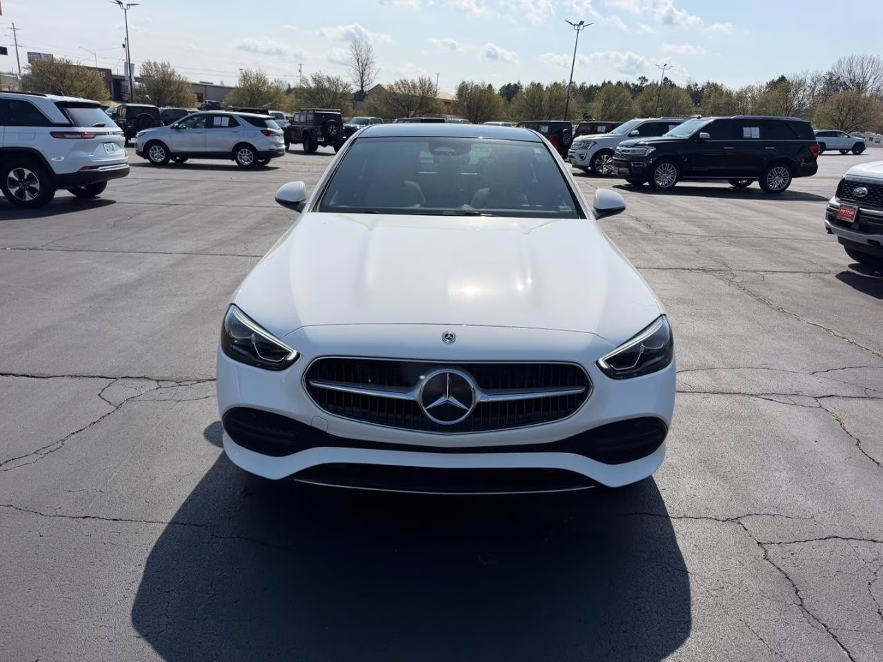 2025 Polar White Mercedes-Benz C-Class C 300 4MATIC AWD Sedan