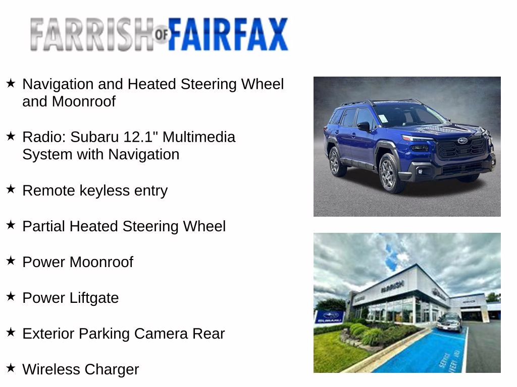 2026 Sapphire Blue Pearl Subaru Outback Premium AWD SUV