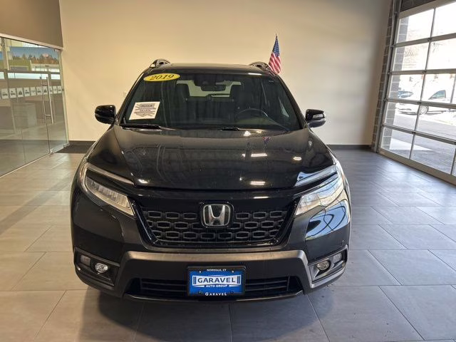 2019 Black Honda Passport Touring FWD SUV
