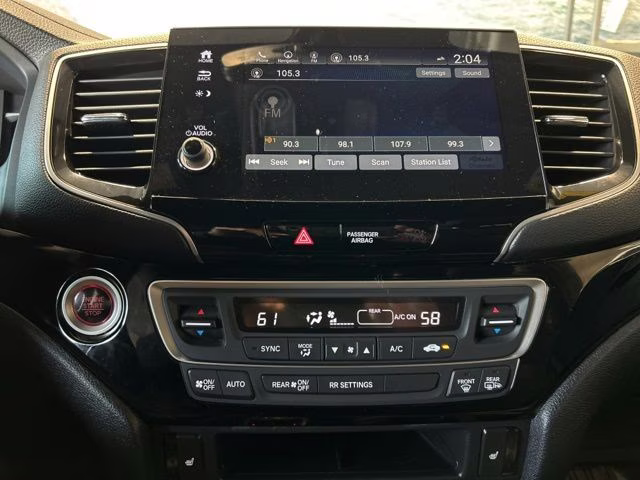 2019 Black Honda Passport Touring FWD SUV