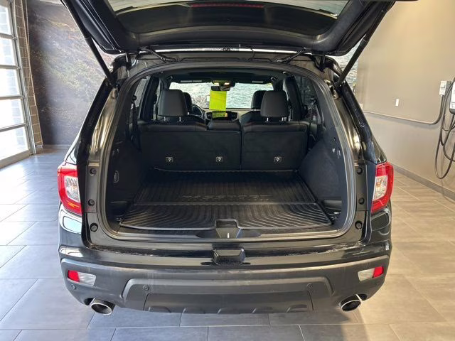 2019 Black Honda Passport Touring FWD SUV