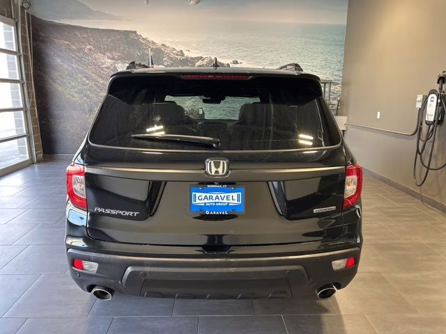 2019 Black Honda Passport Touring FWD SUV