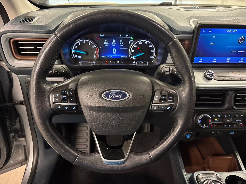 2022 Silver Metallic Ford Maverick Lariat FWD Truck