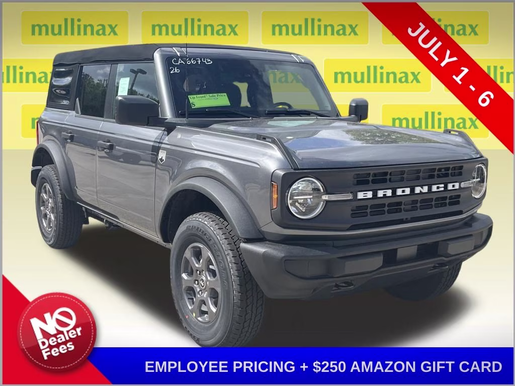 2026 Gray Metallic Ford Bronco Big Bend 4X4 SUV