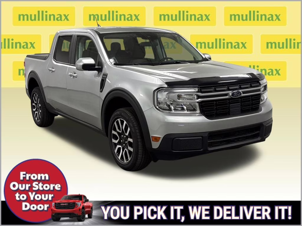2022 Silver Metallic Ford Maverick Lariat FWD Truck