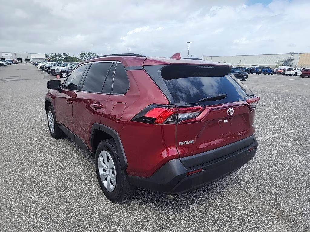 2019 Maroon Toyota RAV4 LE FWD SUV