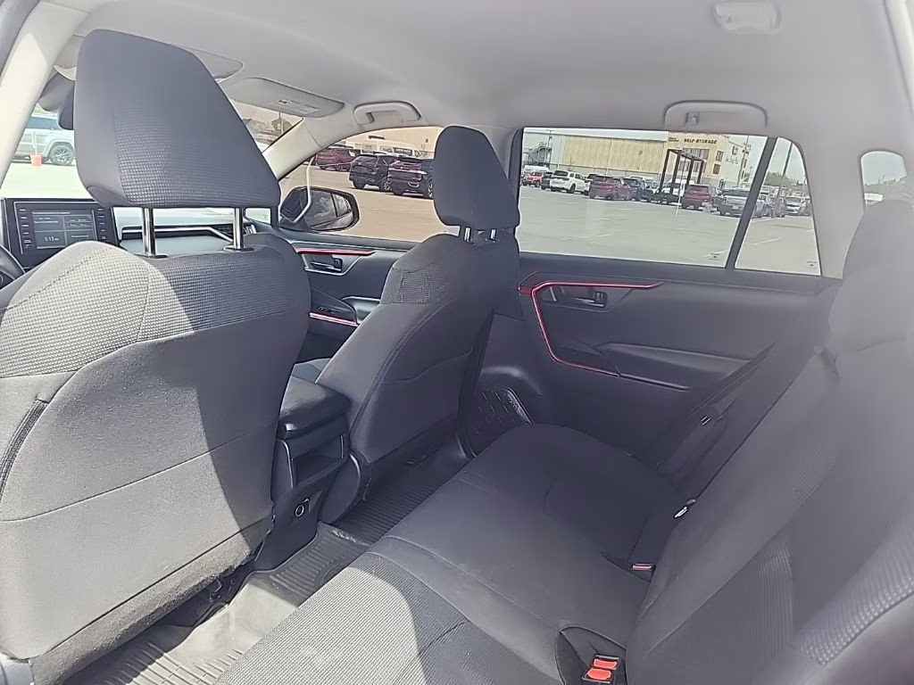 2019 Maroon Toyota RAV4 LE FWD SUV