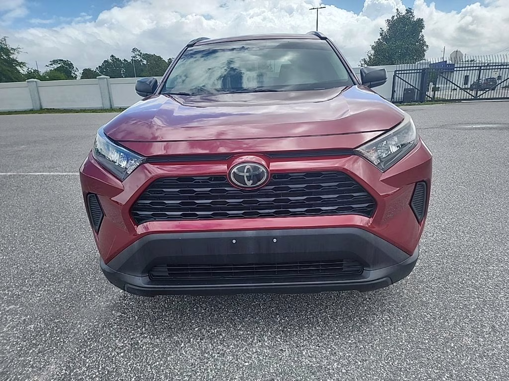 2019 Maroon Toyota RAV4 LE FWD SUV