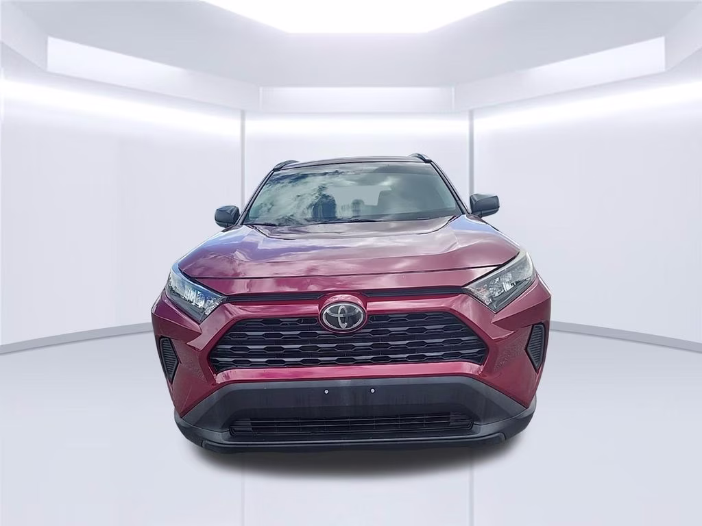 2019 Maroon Toyota RAV4 LE FWD SUV