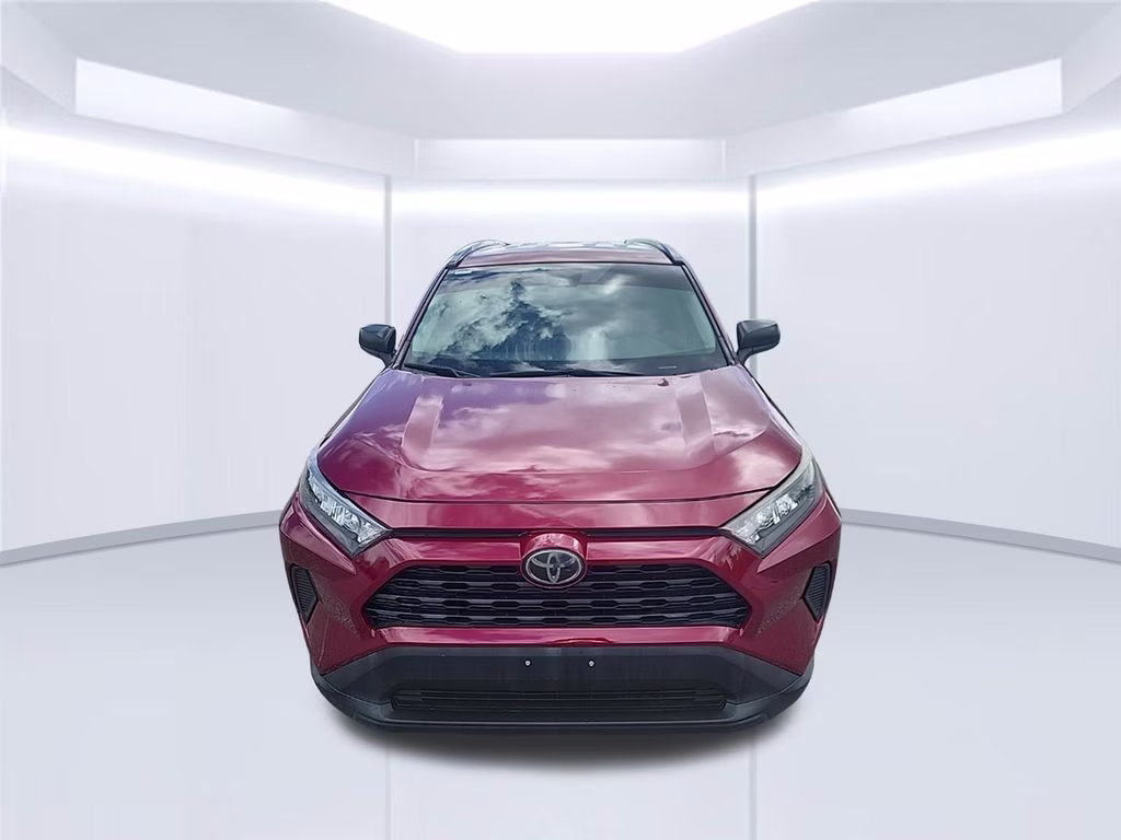 2019 Maroon Toyota RAV4 LE FWD SUV