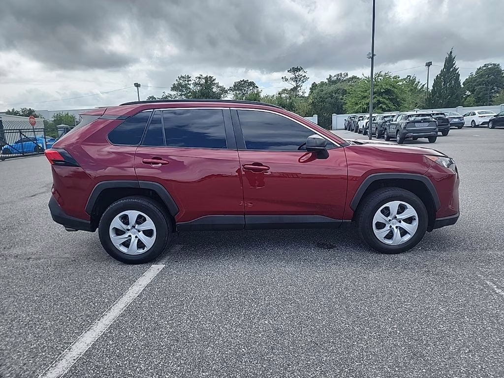 2019 Maroon Toyota RAV4 LE FWD SUV