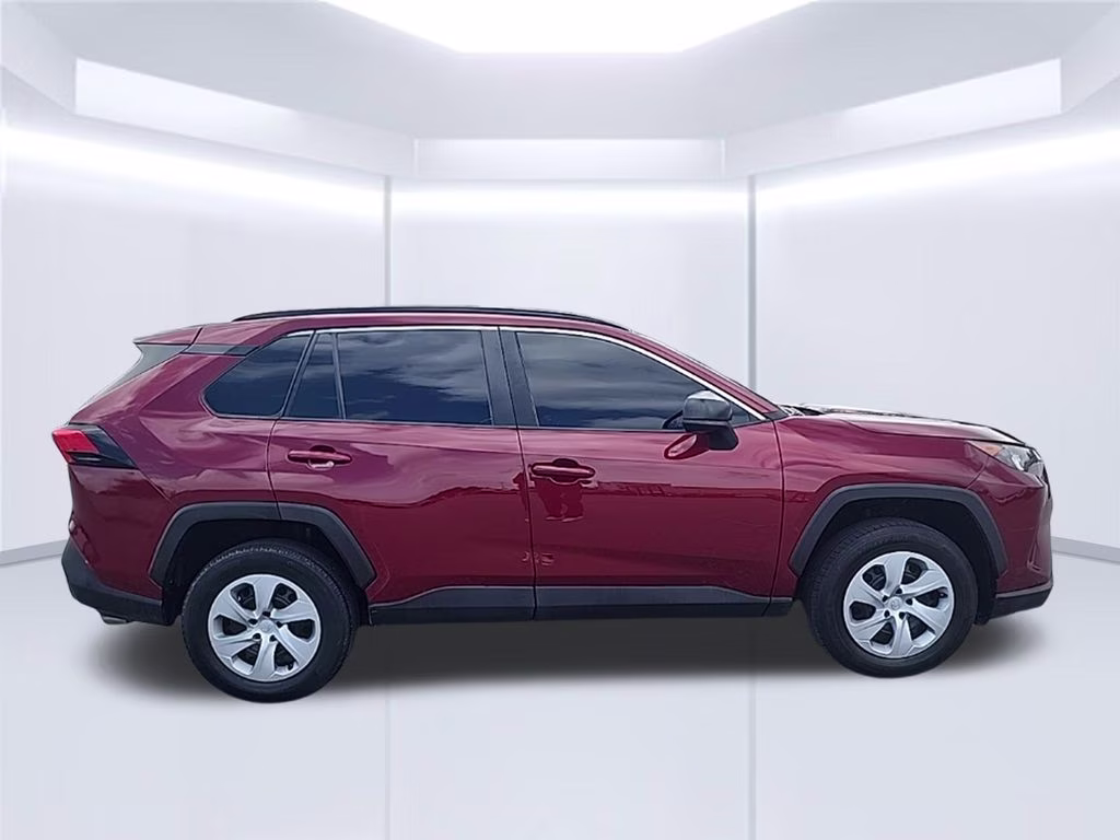 2019 Maroon Toyota RAV4 LE FWD SUV